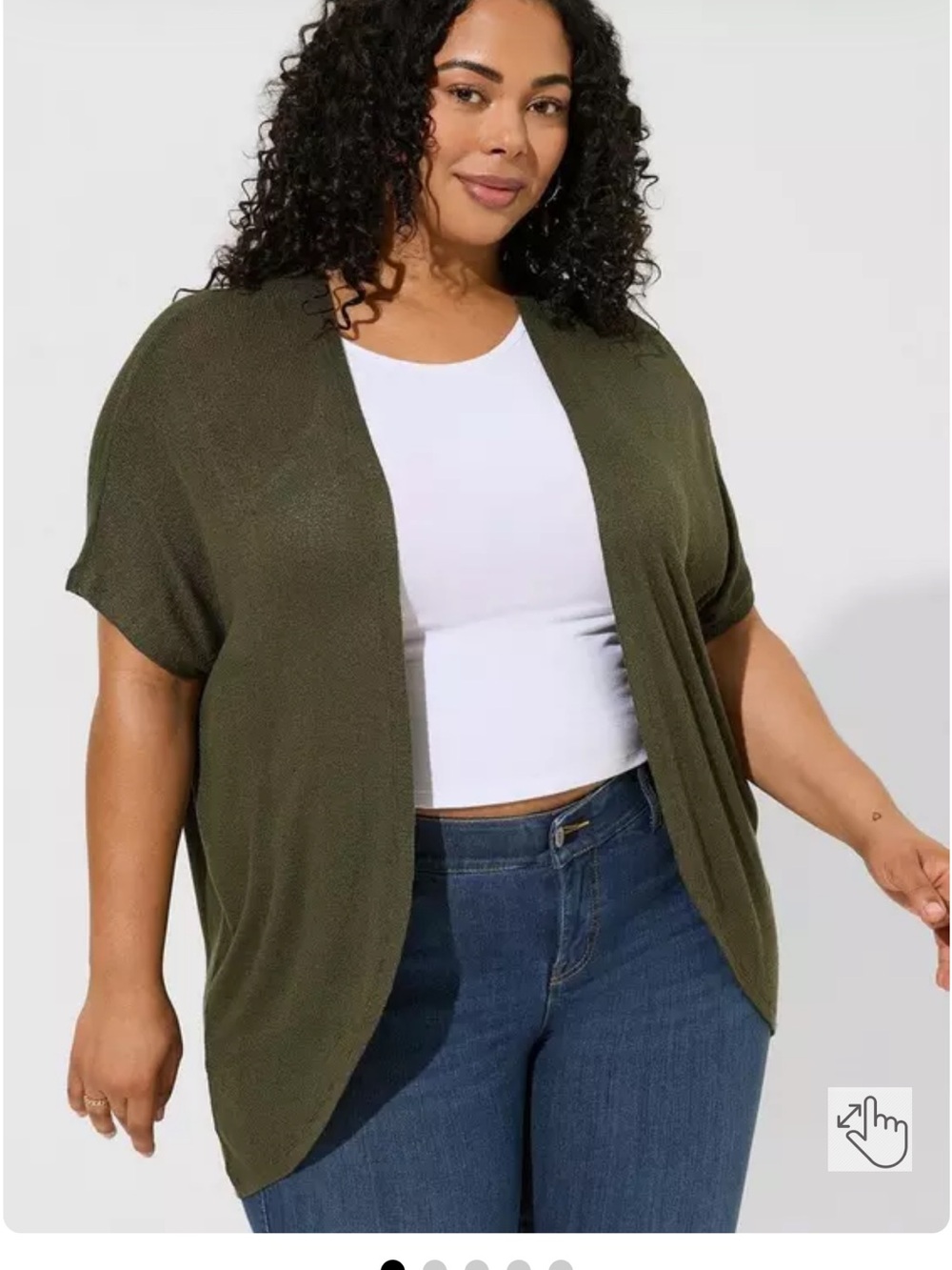 Torrid Open Front Cocoon Cardigan